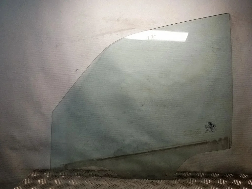 Front door window glass four-door – left