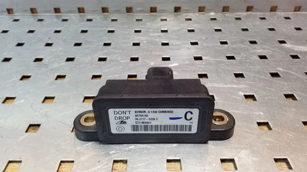 ESP acceleration yaw rate sensor