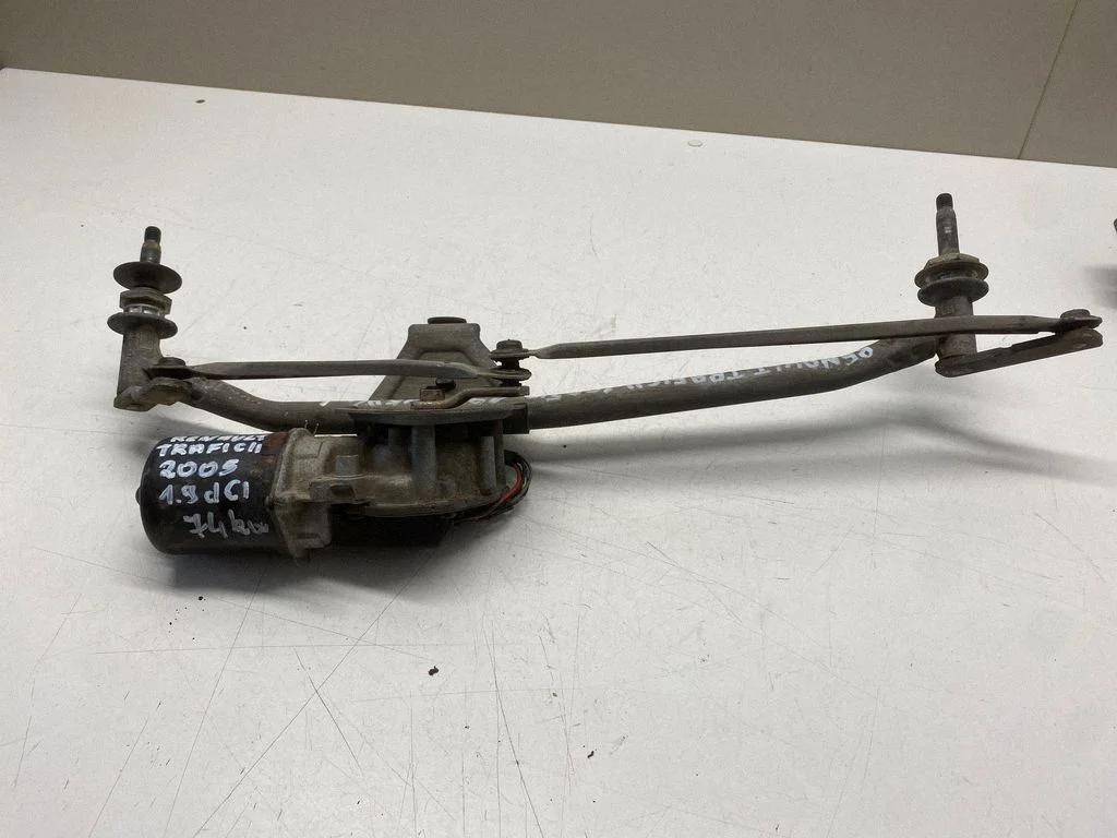 Front wiper linkage and motor 7701055894