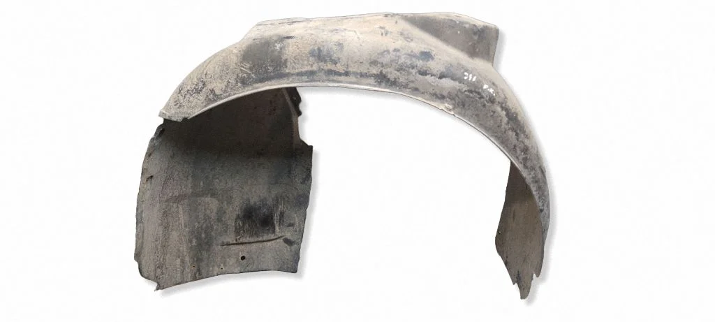 Front wheel arch liner splash guards – front left