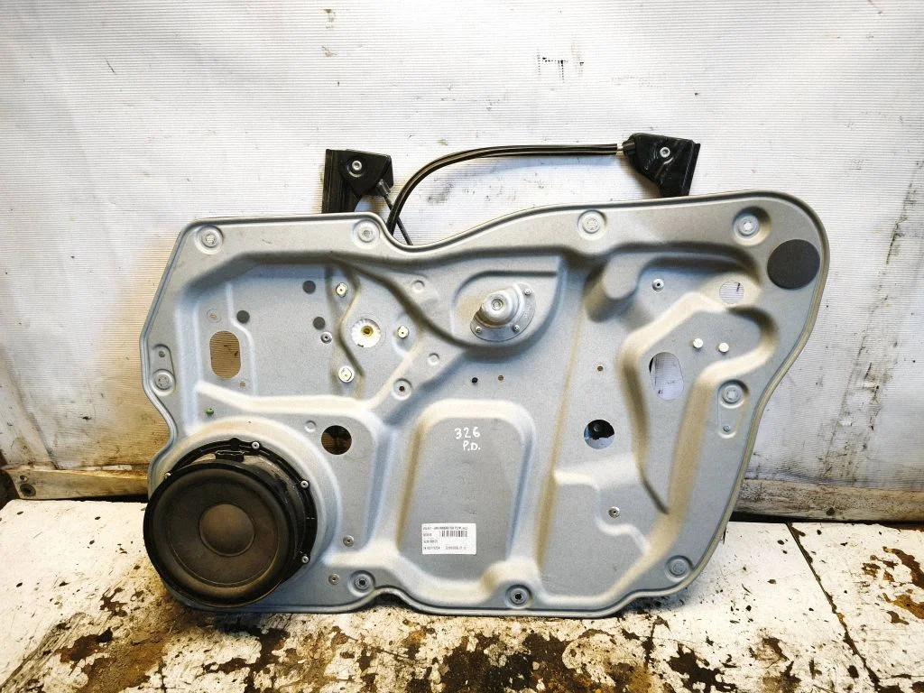 Priekinis el. lango pakėlimo mechanizmas be varikliuko
