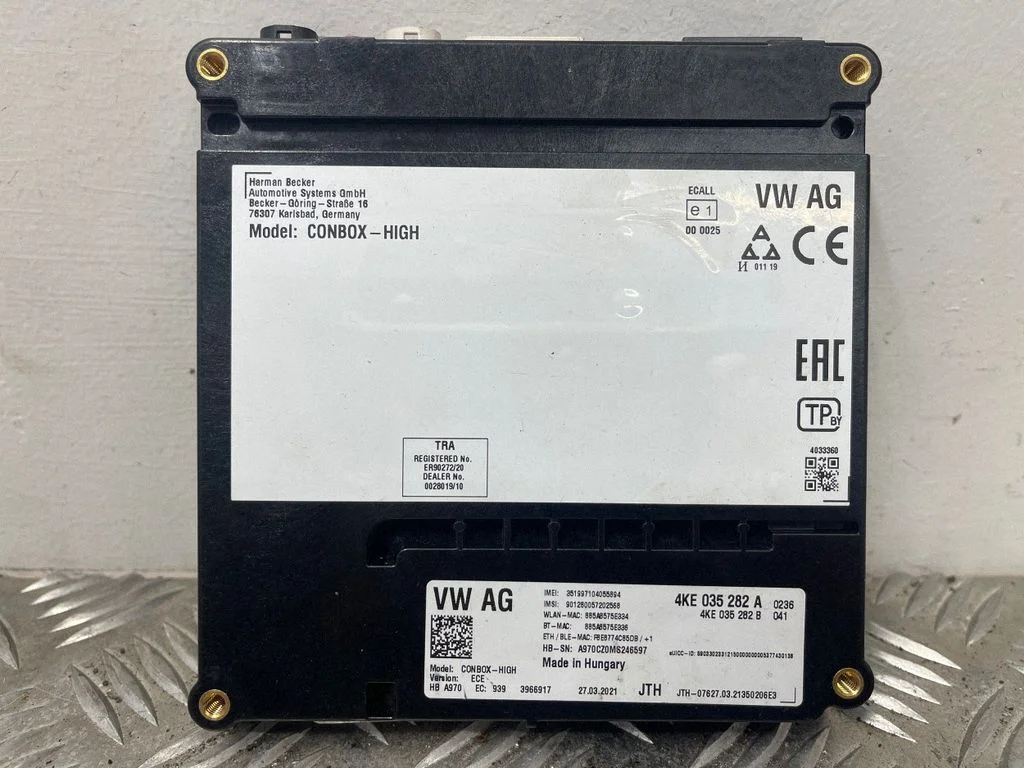 Other control units/modules 4KE035282A