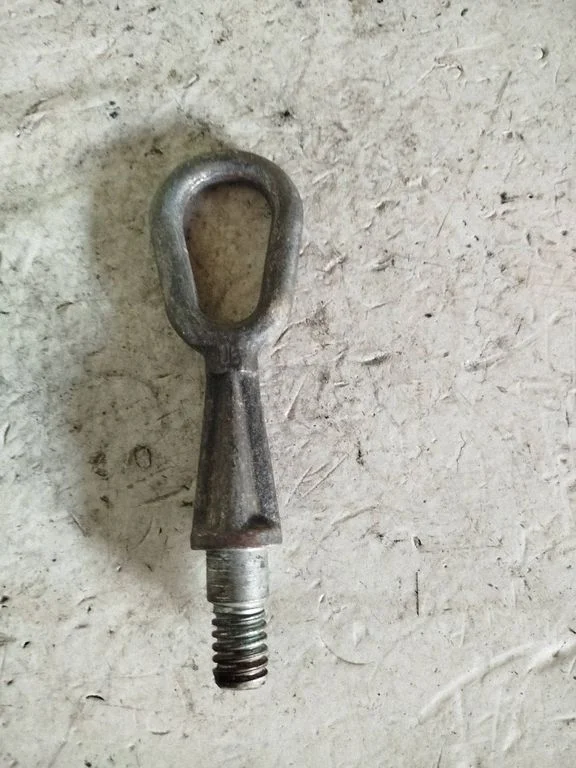 Towing hook eye
