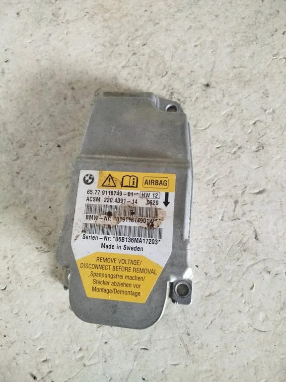 Airbag control unit/module 9118749