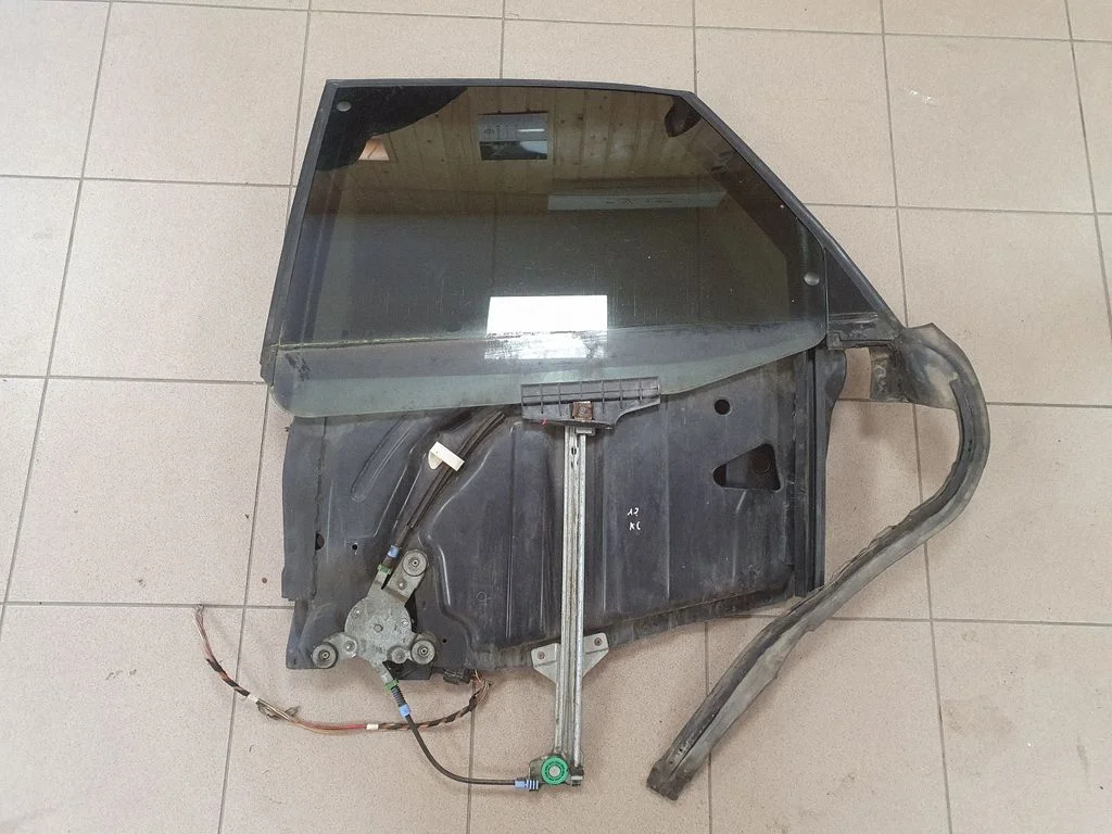 Rear door window regulator with motor – left