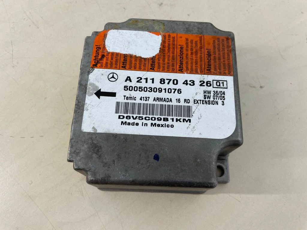 Drošības spilvenu vadības bloks A2118704326