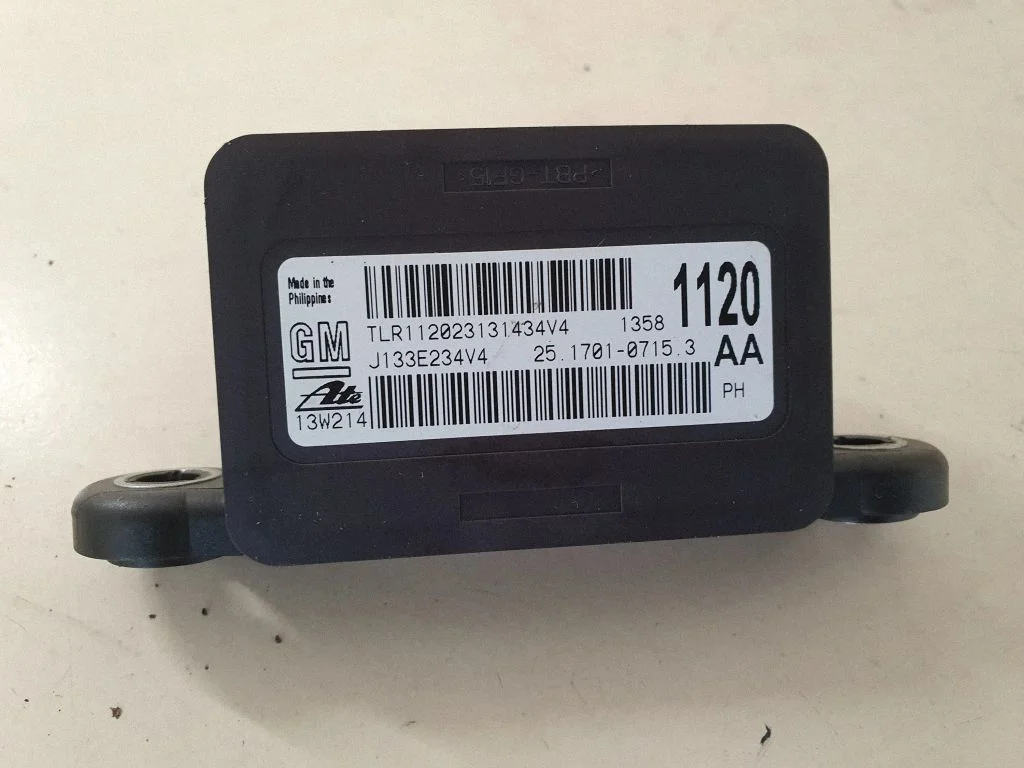 ESP acceleration yaw rate sensor – Opel Astra J (2010-2015)