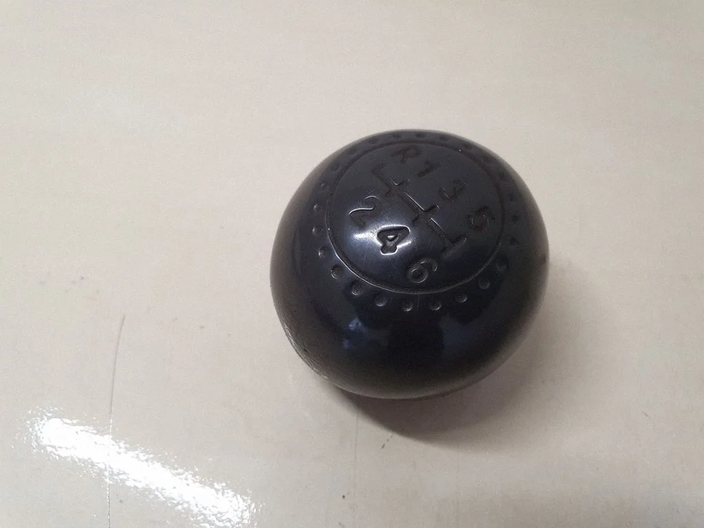 Gear lever shifter trim leather/knob