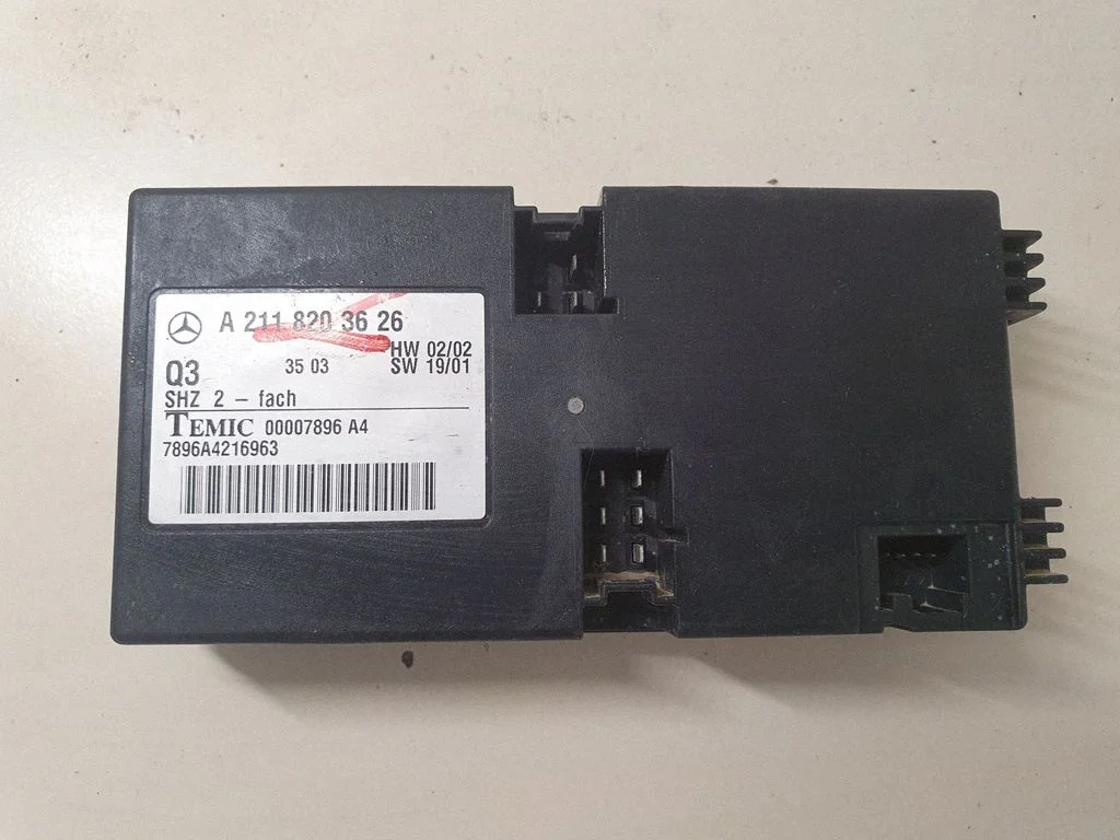Sėdynės valdymo blokas
