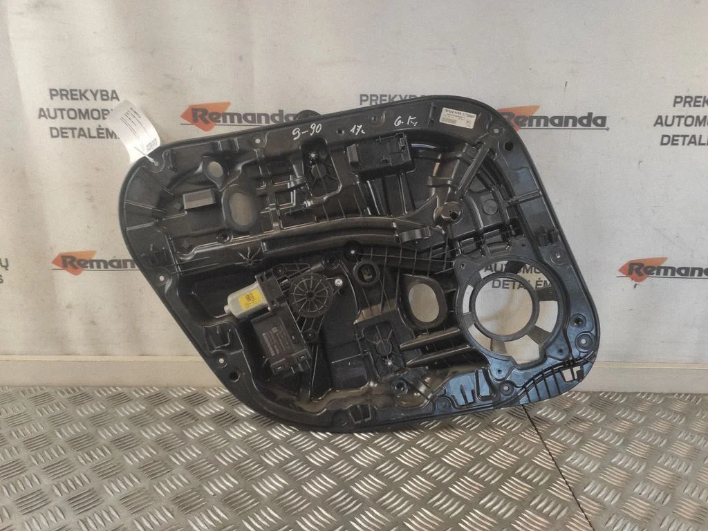 Rear door window regulator with motor 31378594