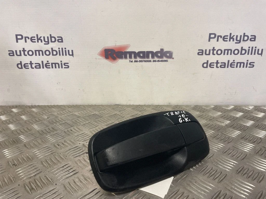 Išorinė bagažinės atidarymo rankena