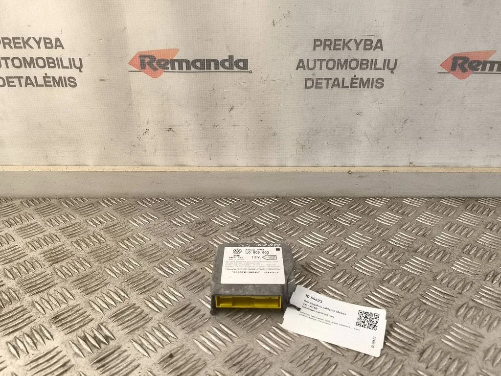 Drošības spilvenu vadības bloks 1J0909603