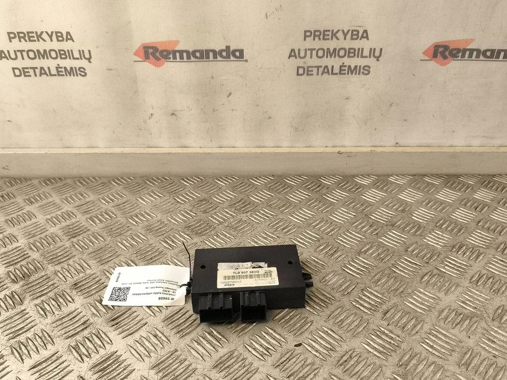 Priekabos kablio valdymo blokas