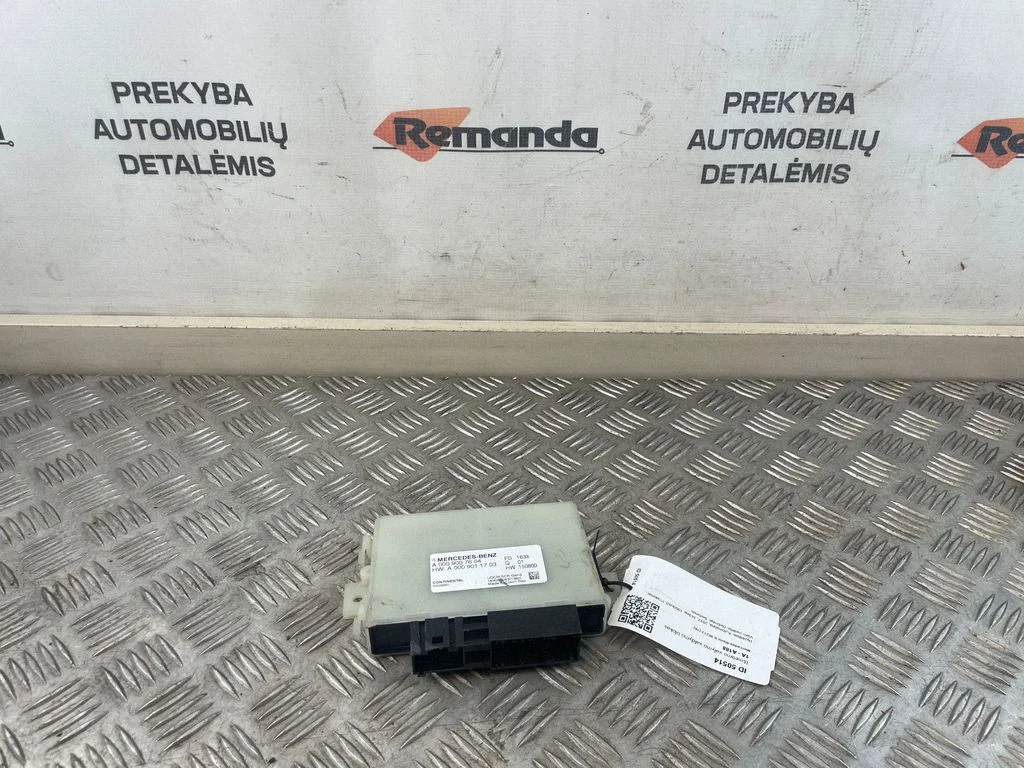 Išmetimo valymo valdymo blokas