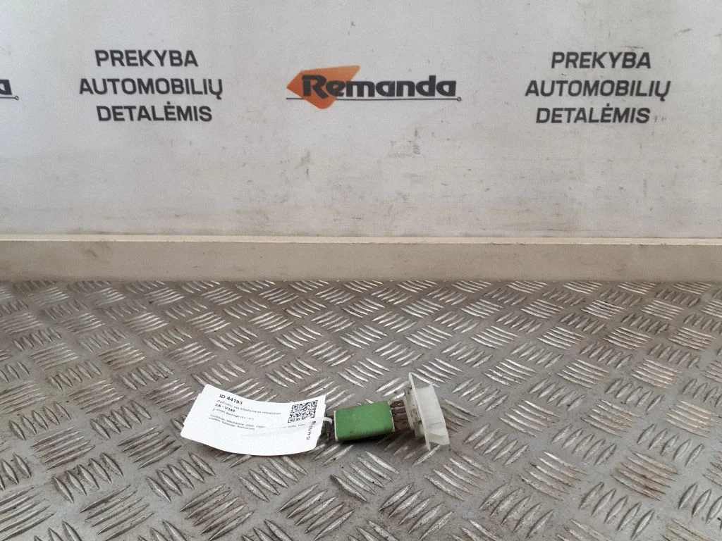 Krāsniņas ventilatora rezistors (reostats)