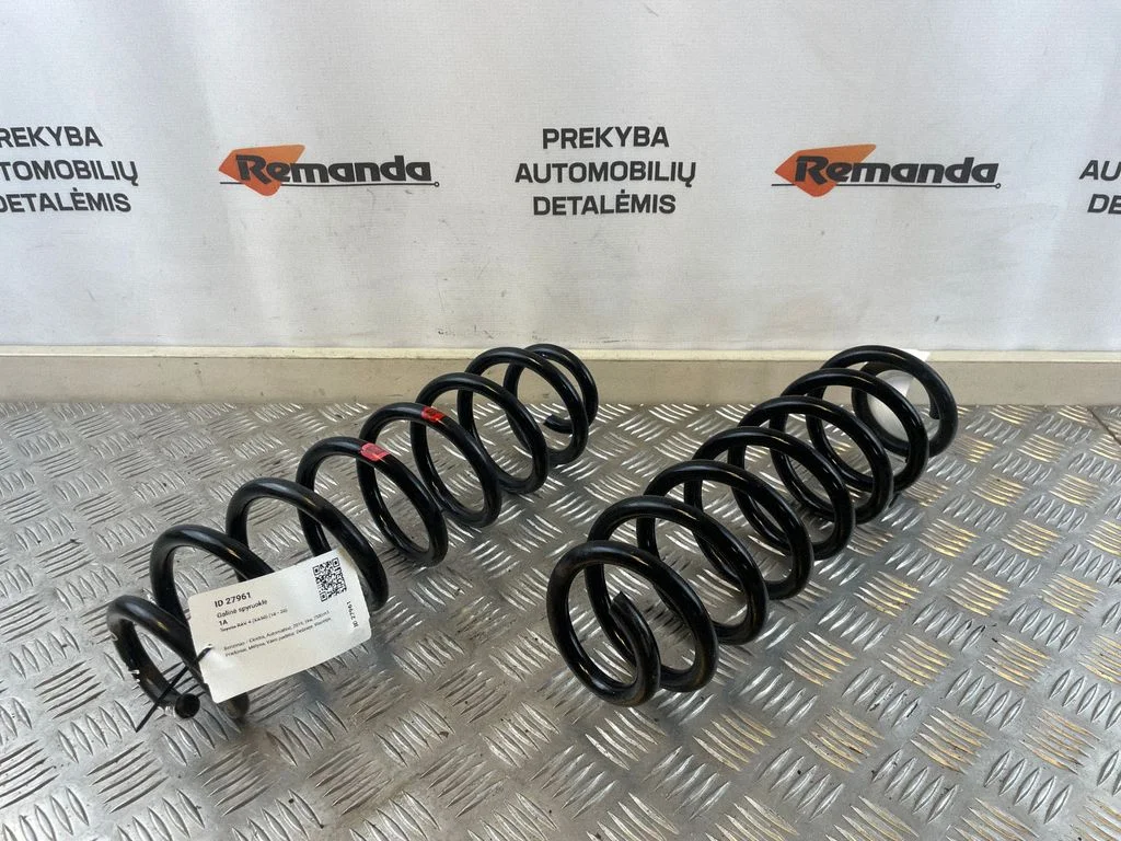 Rear coil spring