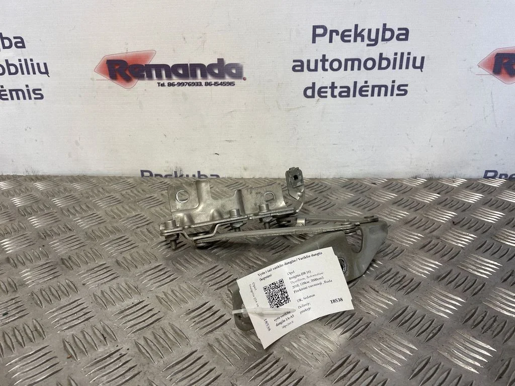 Motora pārsega eņģe (-es) 12841601