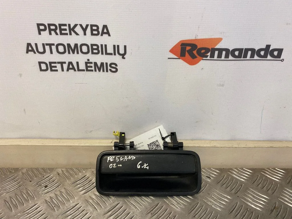 Išorinė atidarymo rankena galinių durų