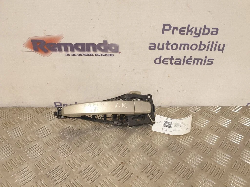 Išorinė atidarymo rankena galinių durų