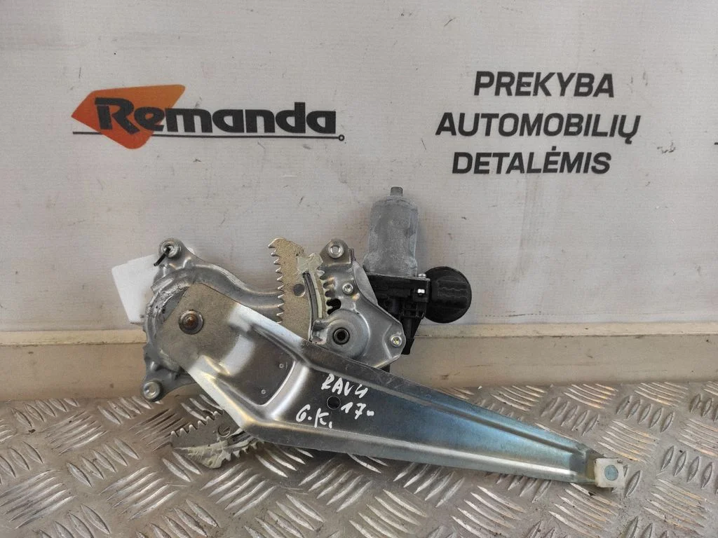 Rear door window regulator with motor 8571035180