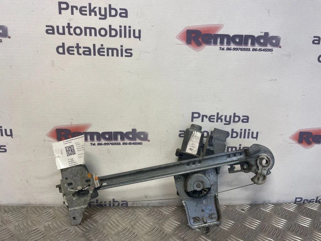 Rear door window regulator with motor – rear left