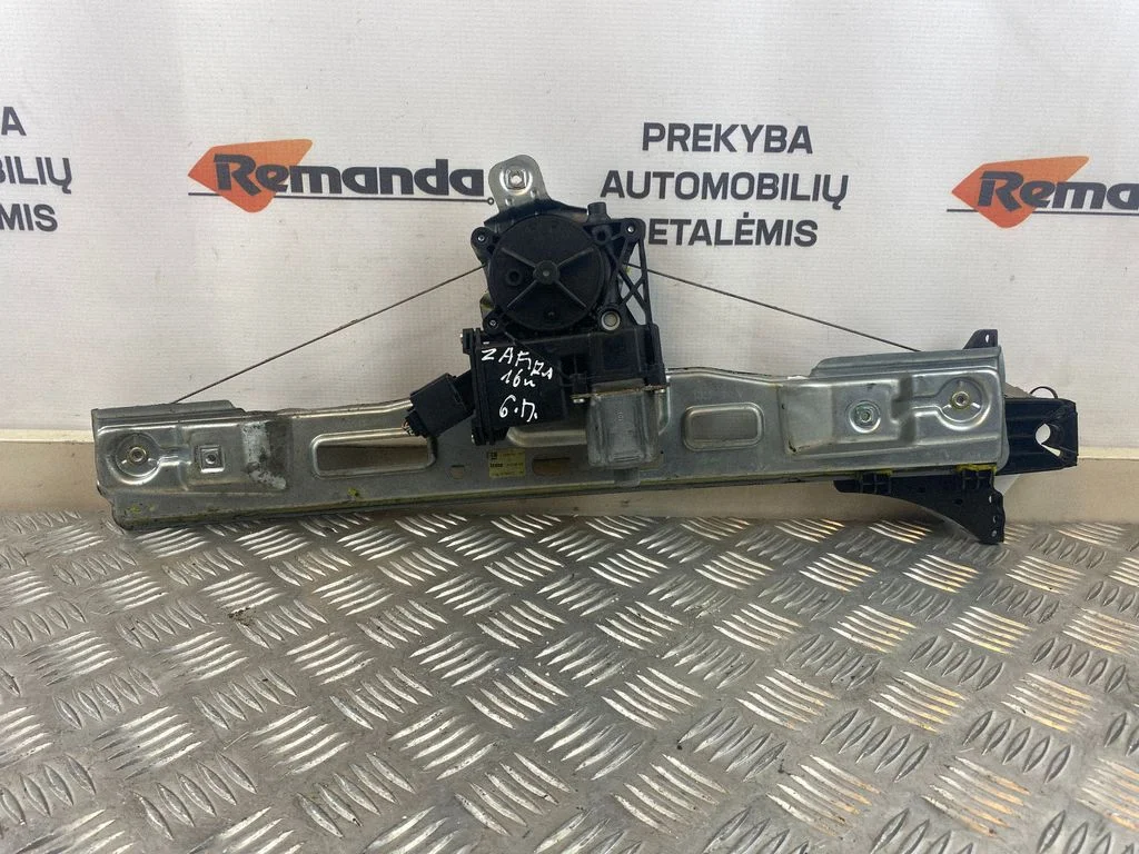 Rear door window regulator with motor 13260142