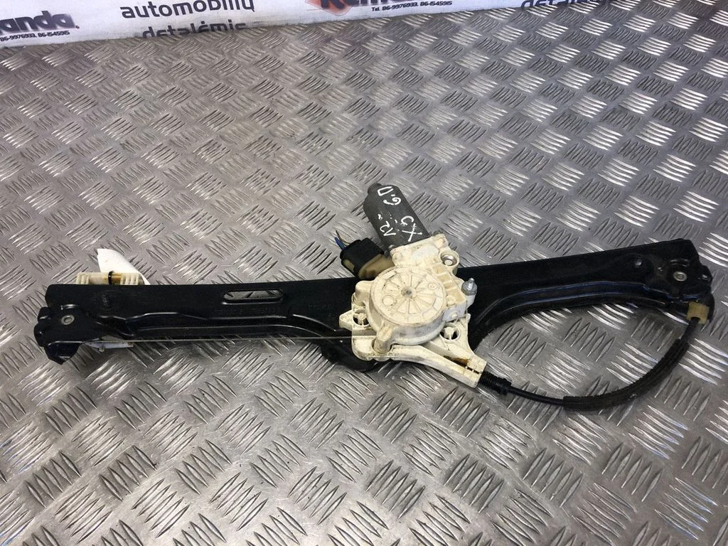 Rear door window regulator with motor 0130821461