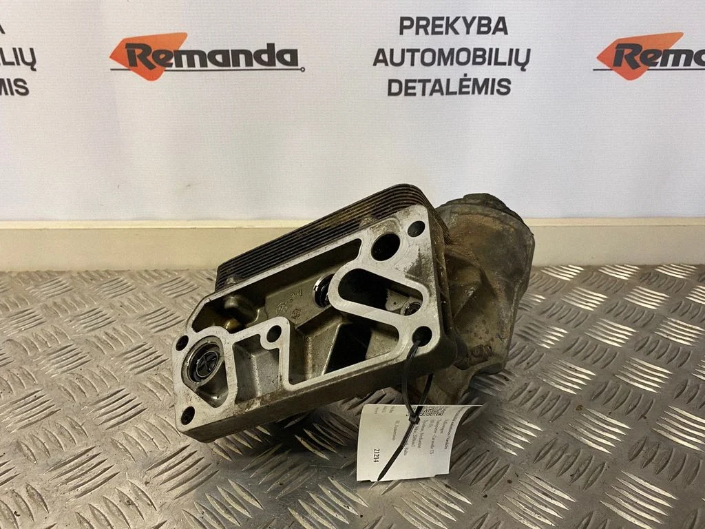Oil filter mounting bracket