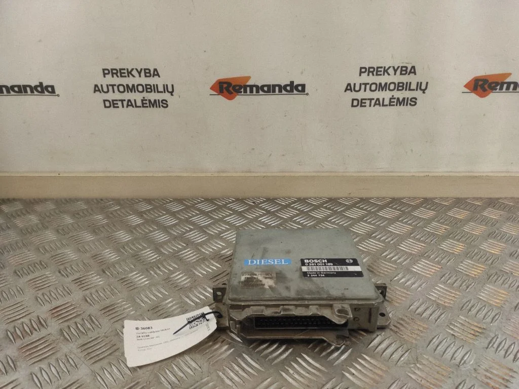 Variklio valdymo blokas