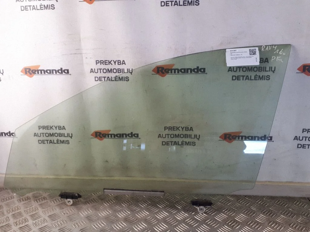 Front door window glass four-door – front left