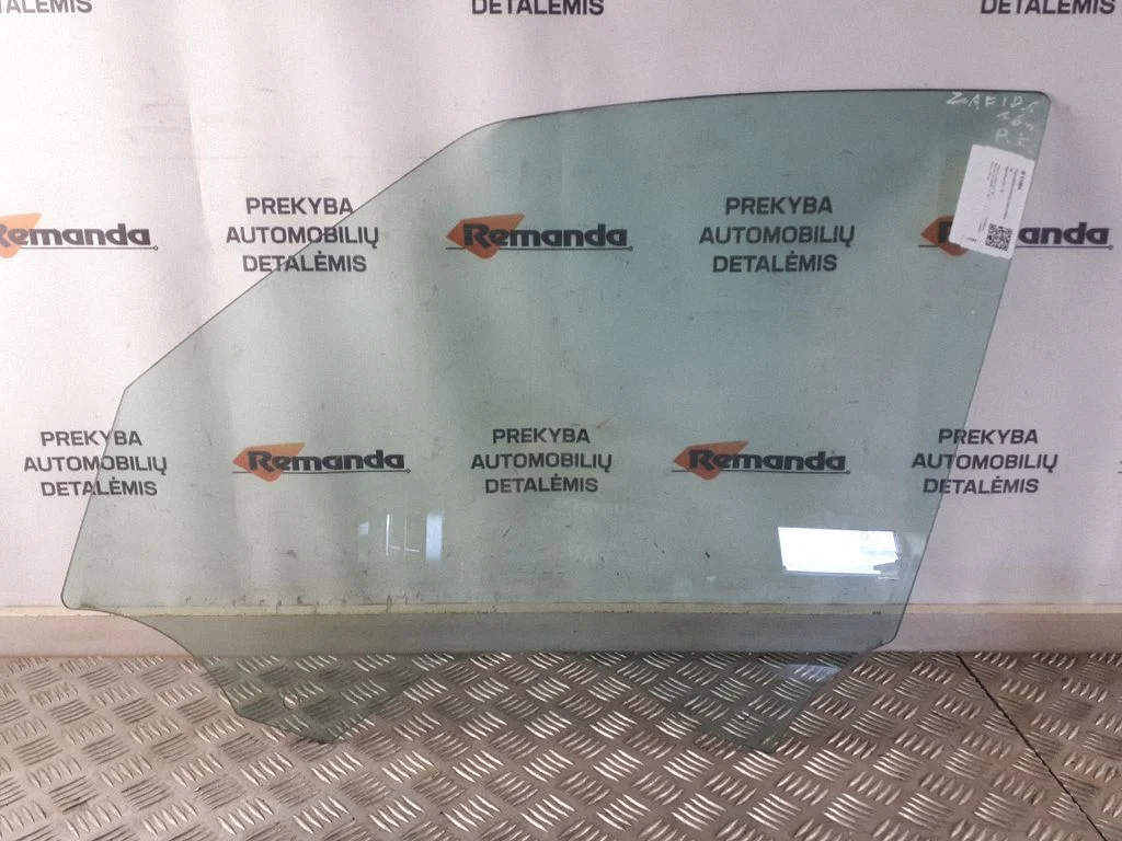 Front door window glass four-door – front left