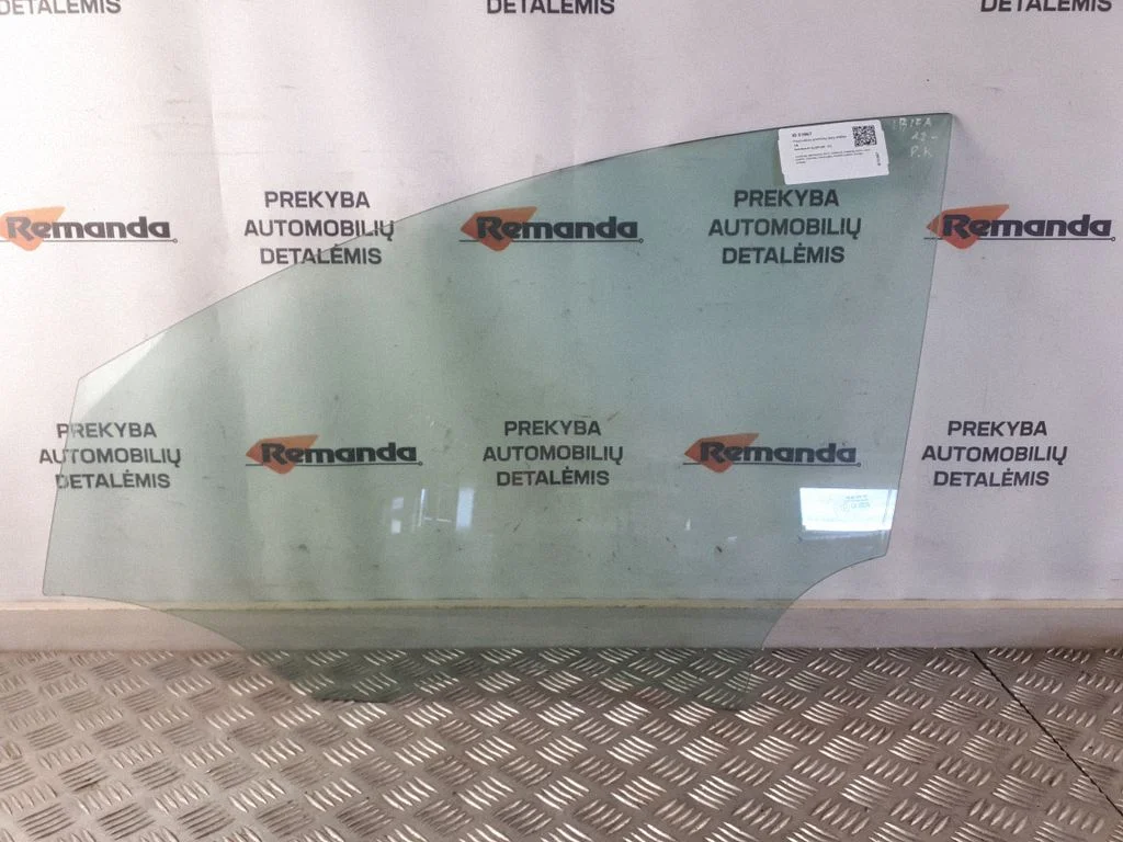 Front door window glass four-door – front left