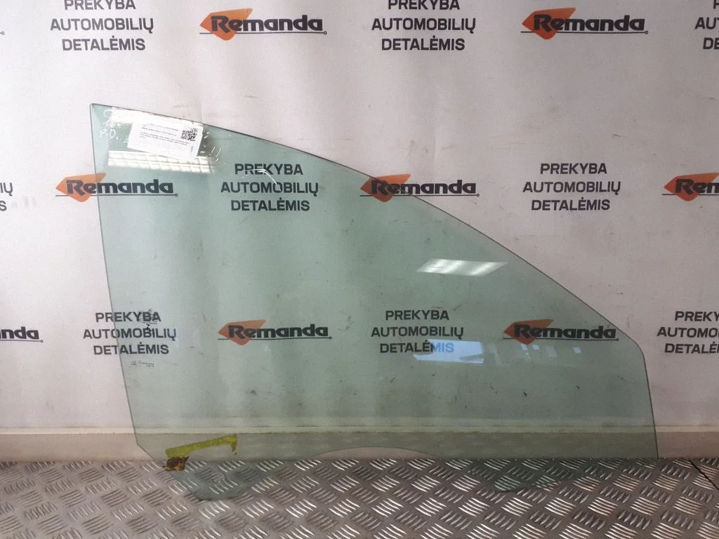 Front door window glass four-door – front right
