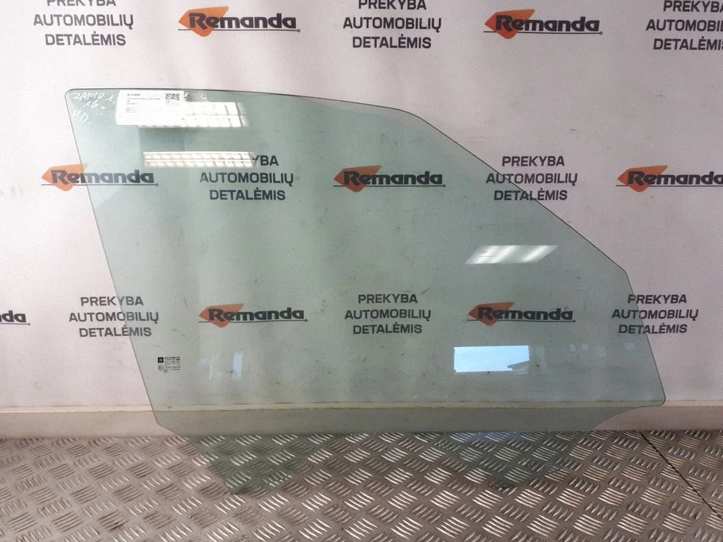 Front door window glass four-door – front right