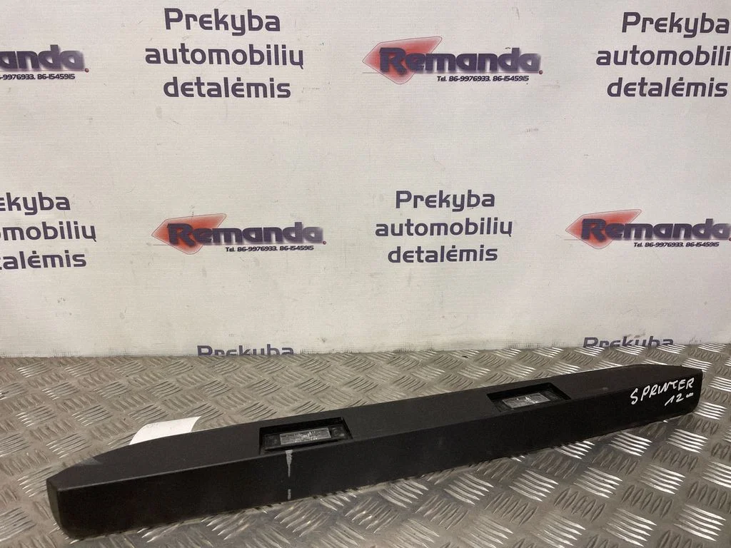 Galinio dangčio numerio apšvietimo juosta