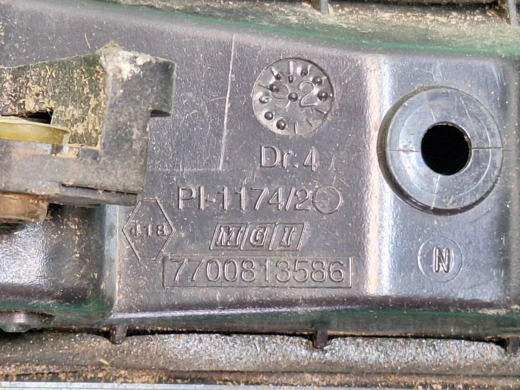 Galinė atidarymo rankenėlė vidinė