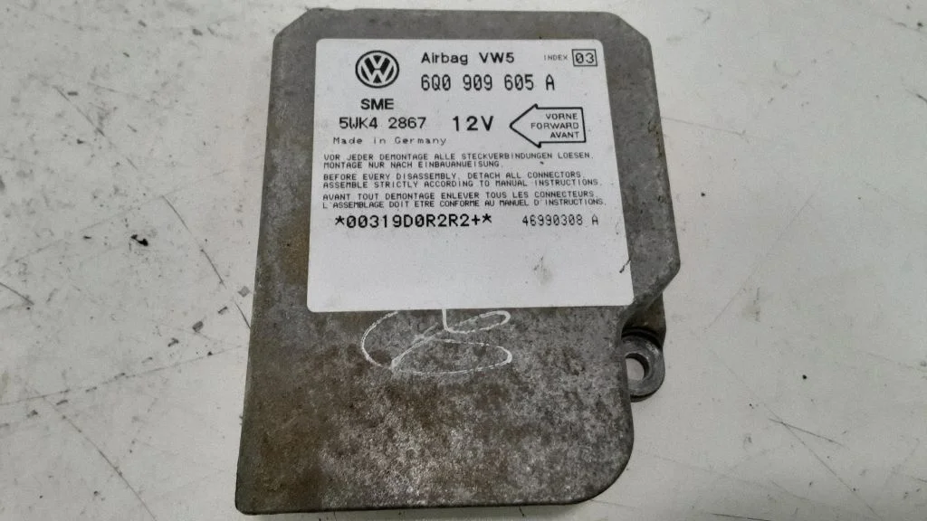 Drošības spilvenu vadības bloks 6Q0909605A