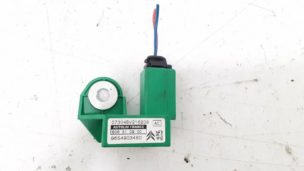 Drošības spilvenu trieciena sensors 9654903480
