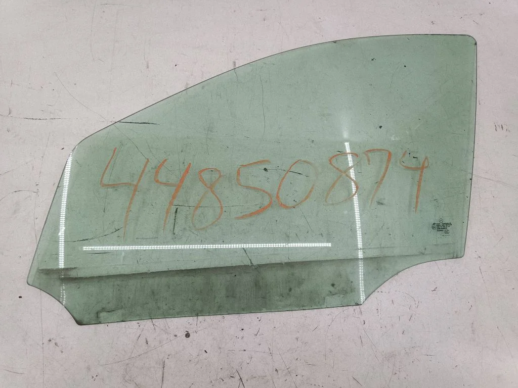 Front door window glass four-door – left