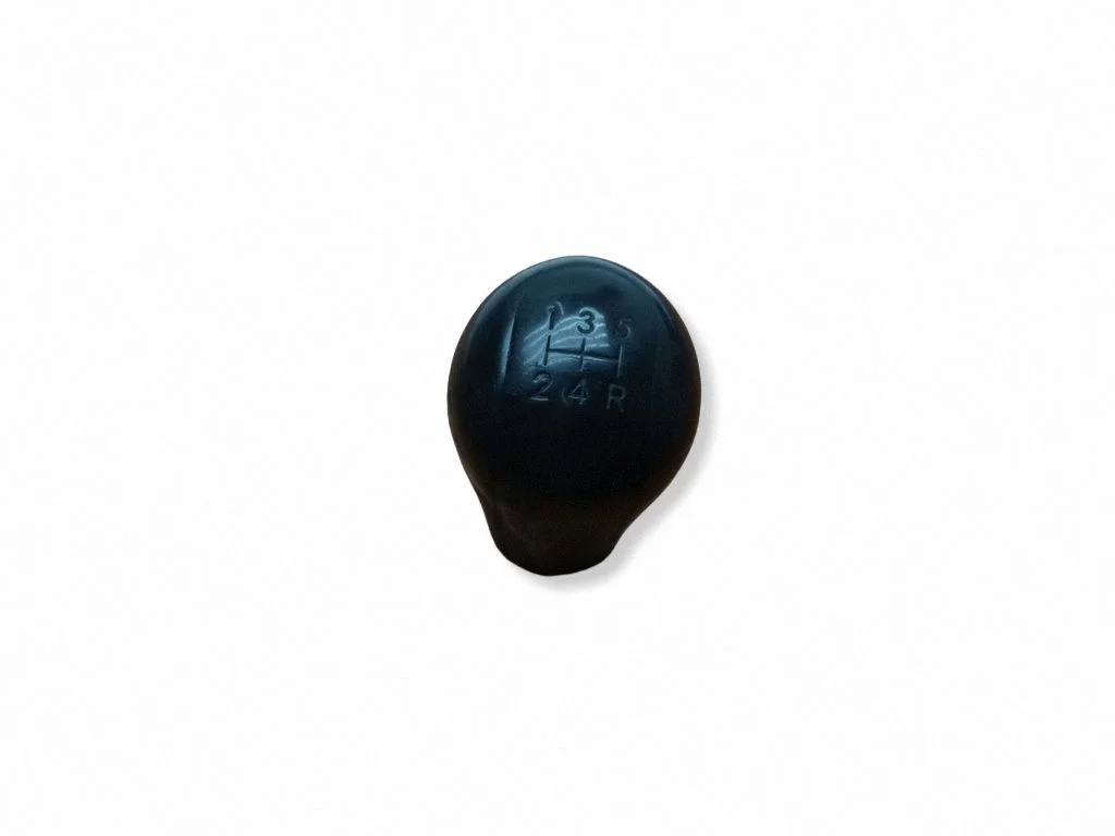 Gear lever shifter trim leather/knob