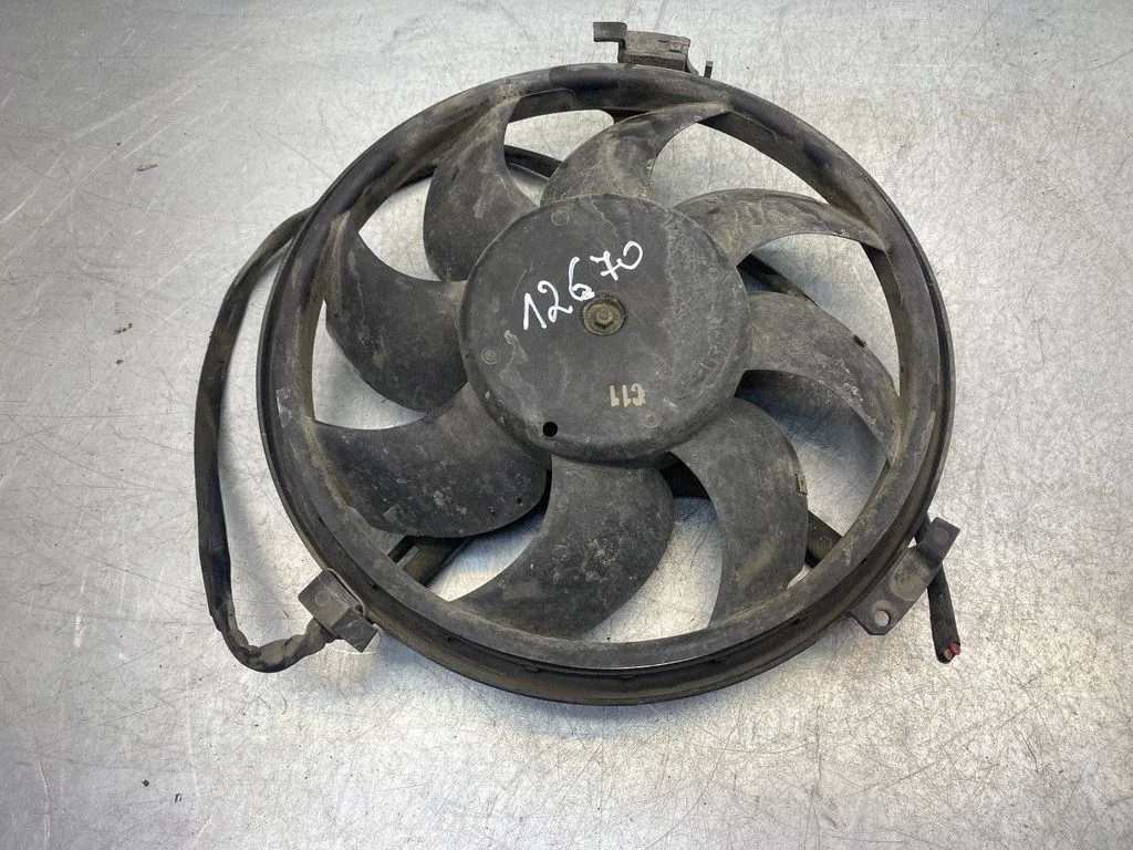 Electric radiator cooling fan