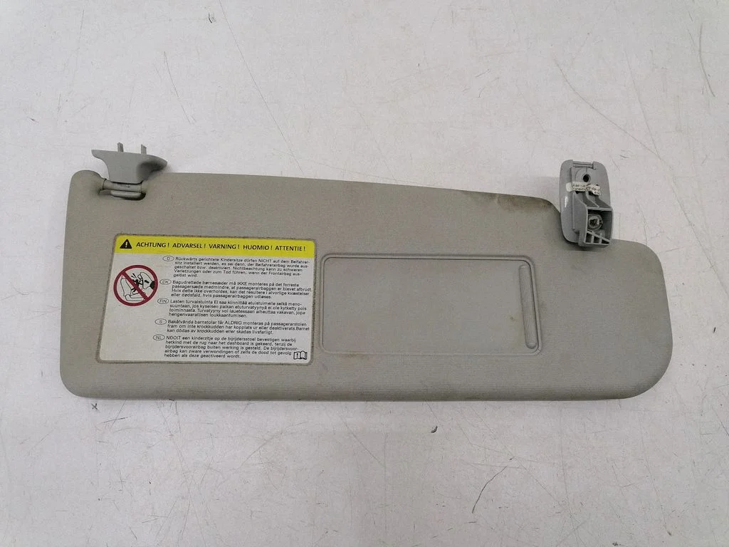 Sun visor – centre