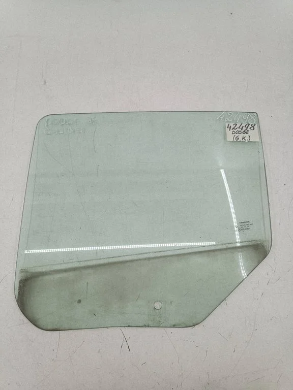 Rear door window glass – left