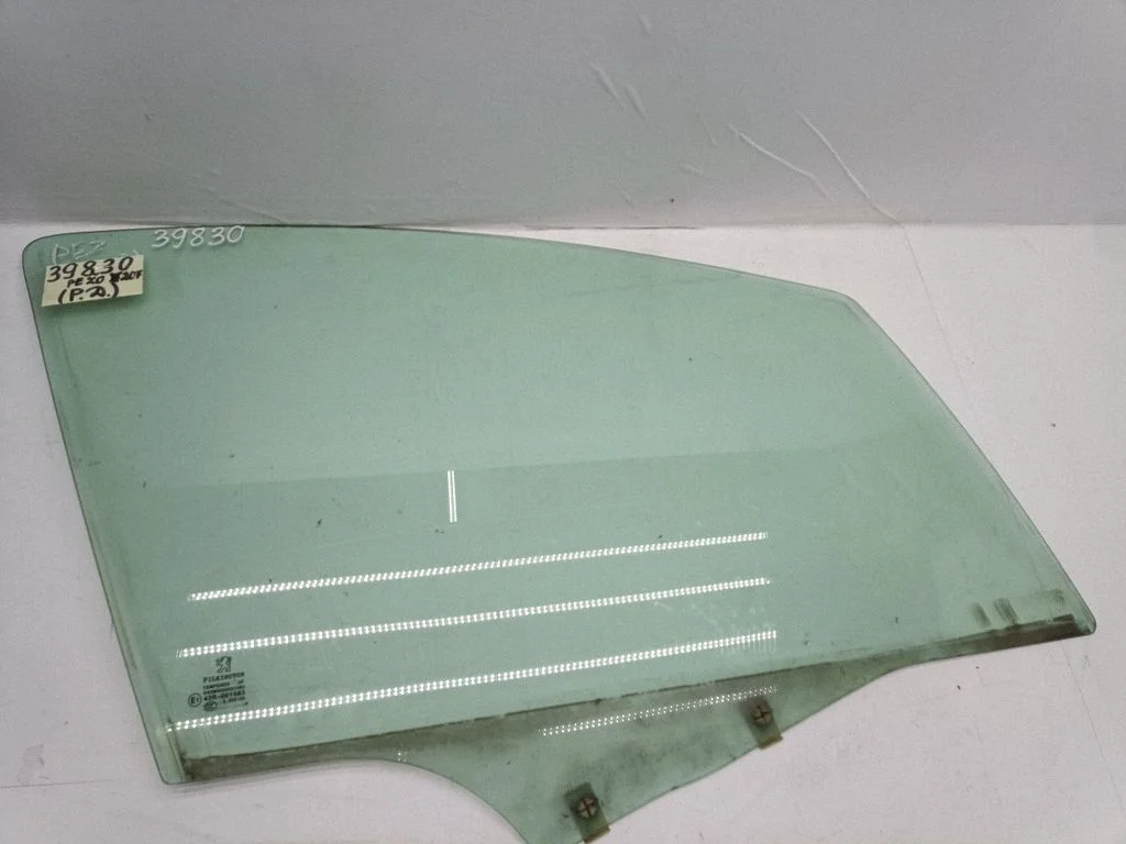 Front door window glass four-door – right