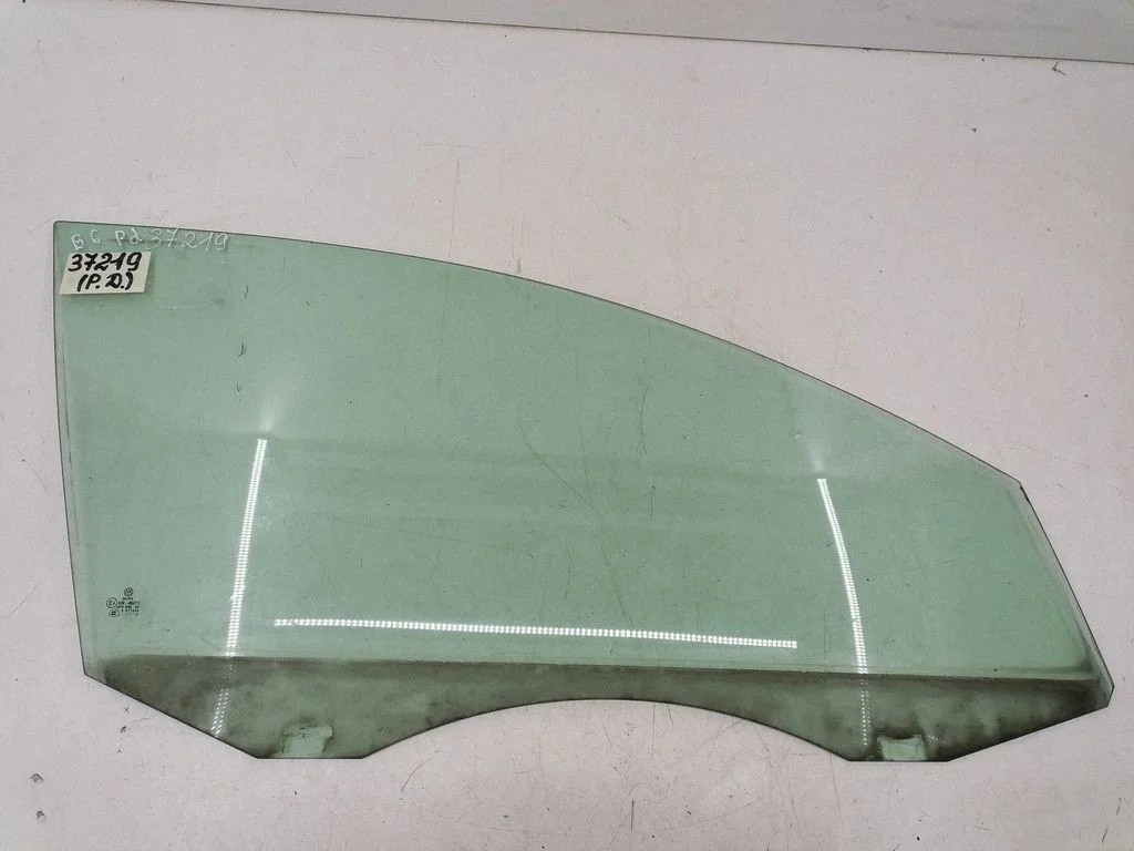 Front door window glass four-door – right