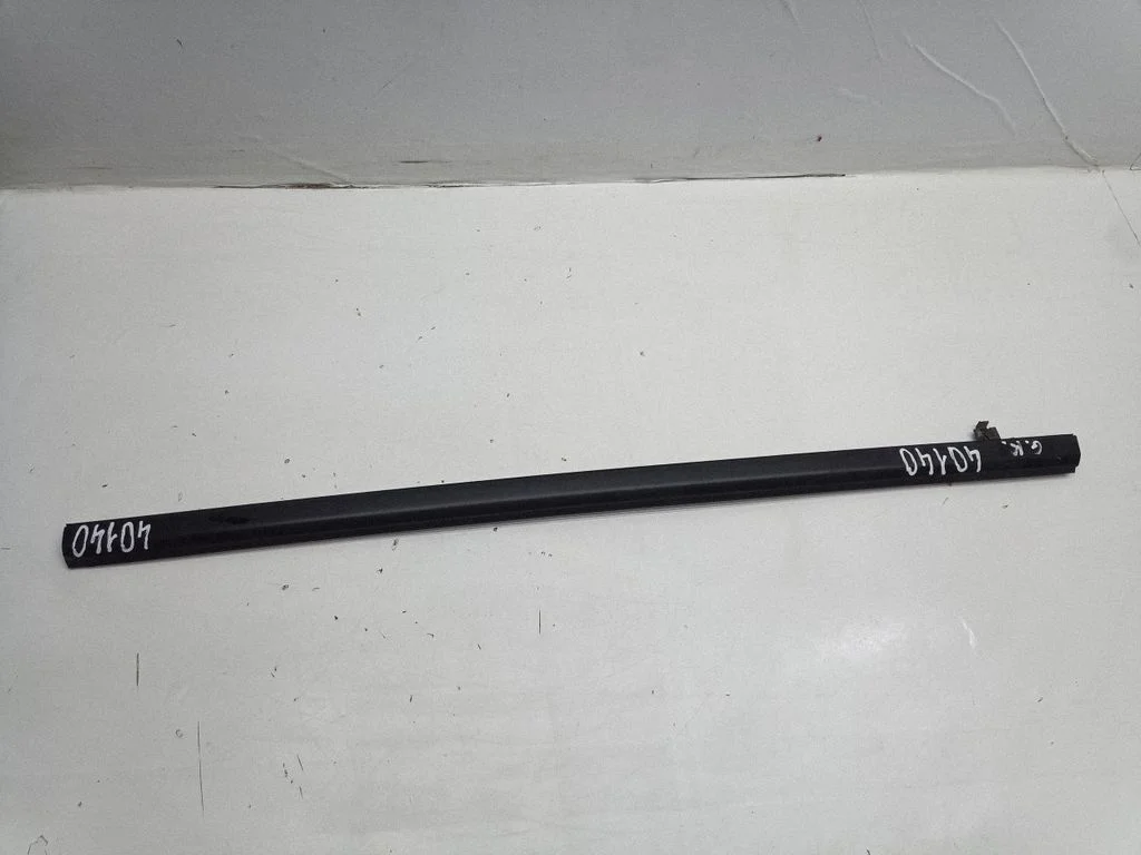 Rear door glass trim molding – left