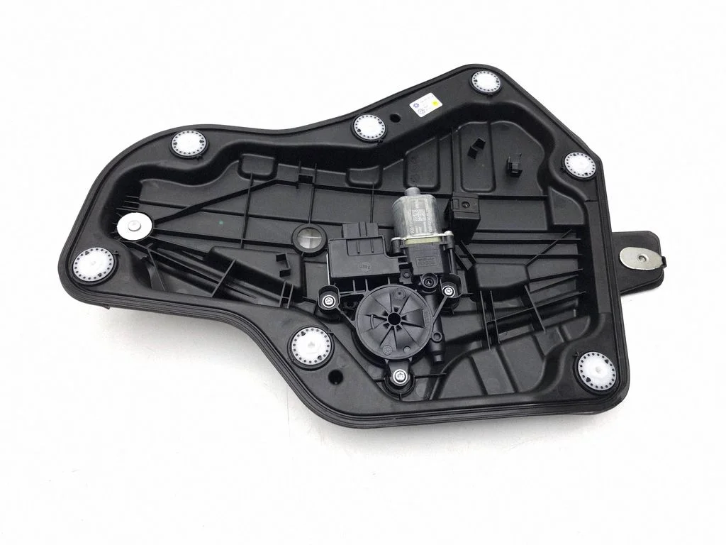 Rear door window regulator with motor 10A839401B