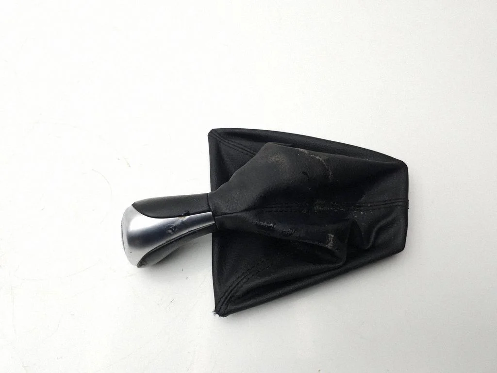 Gear lever shifter trim leather/knob 7596072