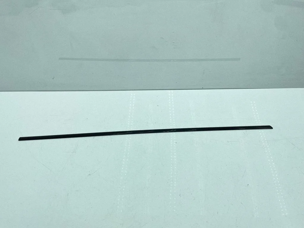 Front door glass trim molding