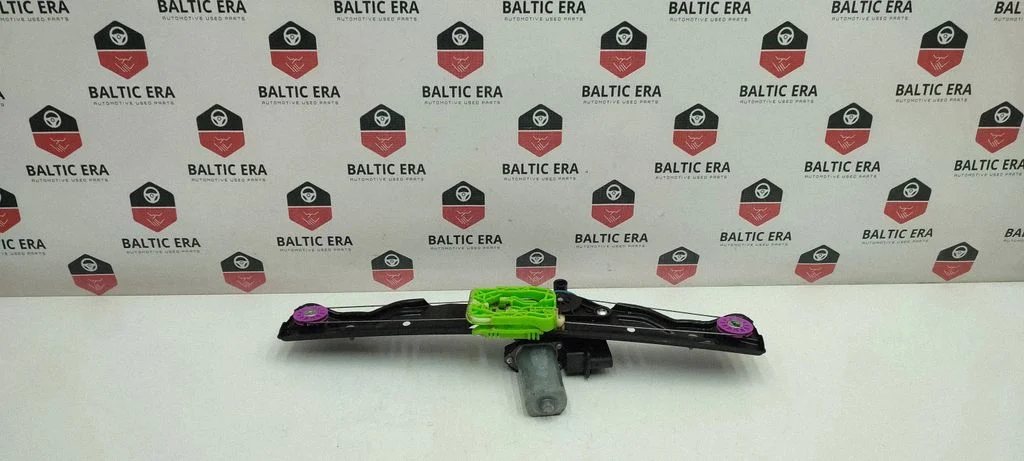 Rear door window regulator with motor 7463488